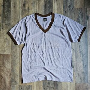 Vintage Skipper Brand Ringer T-Shirt – Light Brown, Size L, 1960s-70s  Authentic